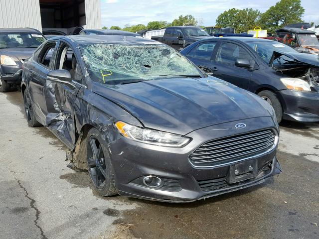 3FA6P0H74GR341344 - 2016 FORD FUSION SE GRAY photo 1