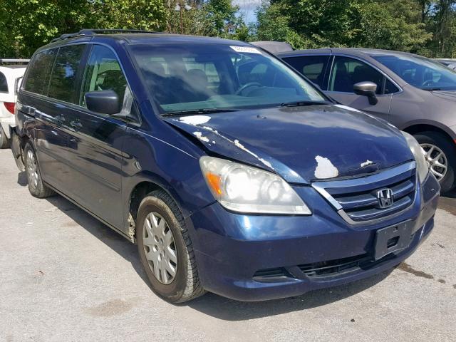 5FNRL38246B091161 - 2006 HONDA ODYSSEY LX BLUE photo 1