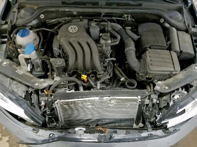 3VW2K7AJ2FM300922 - 2015 VOLKSWAGEN JETTA BASE GRAY photo 7