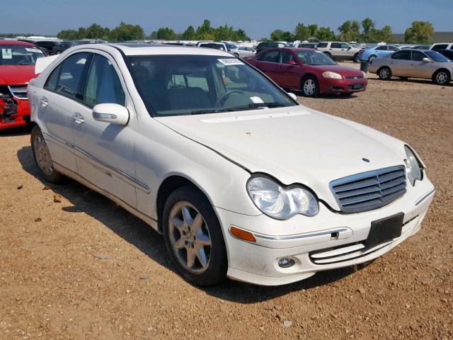 WDBRF92H16F771360 - 2006 MERCEDES-BENZ C 280 4MAT WHITE photo 1