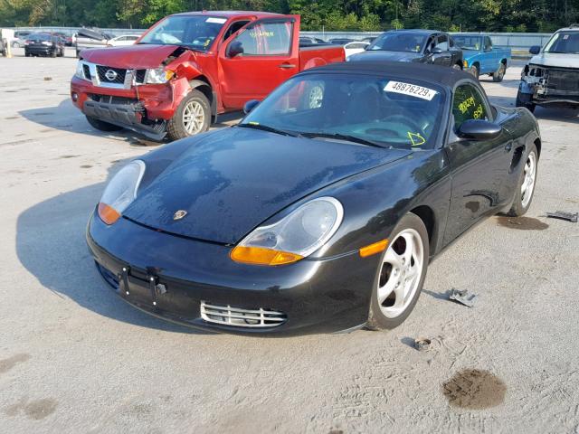 WP0CA2986WU625874 - 1998 PORSCHE BOXSTER BLACK photo 2