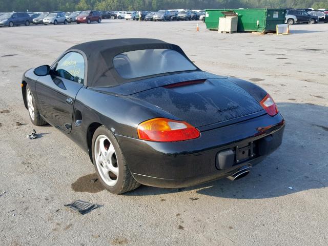 WP0CA2986WU625874 - 1998 PORSCHE BOXSTER BLACK photo 3