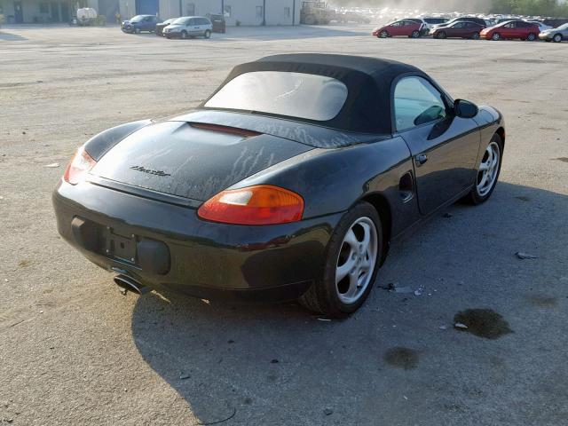 WP0CA2986WU625874 - 1998 PORSCHE BOXSTER BLACK photo 4