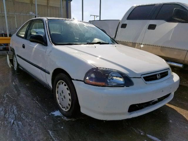 1HGEJ6122VL118192 - 1997 HONDA CIVIC DX WHITE photo 1