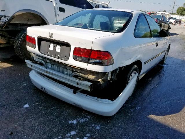 1HGEJ6122VL118192 - 1997 HONDA CIVIC DX WHITE photo 4