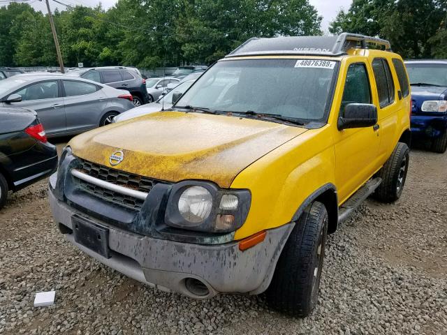 5N1ED28YX3C667043 - 2003 NISSAN XTERRA XE YELLOW photo 2