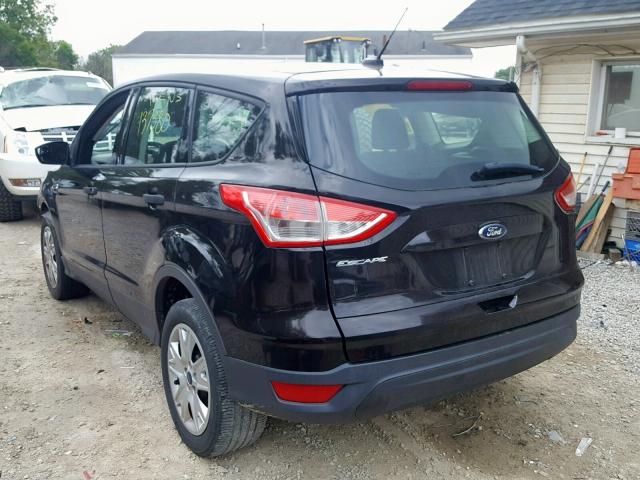 1FMCU0F76DUB52770 - 2013 FORD ESCAPE S BLACK photo 3