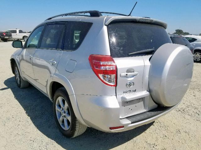 2T3YF4DV6BW083219 - 2011 TOYOTA RAV4 LIMIT SILVER photo 3