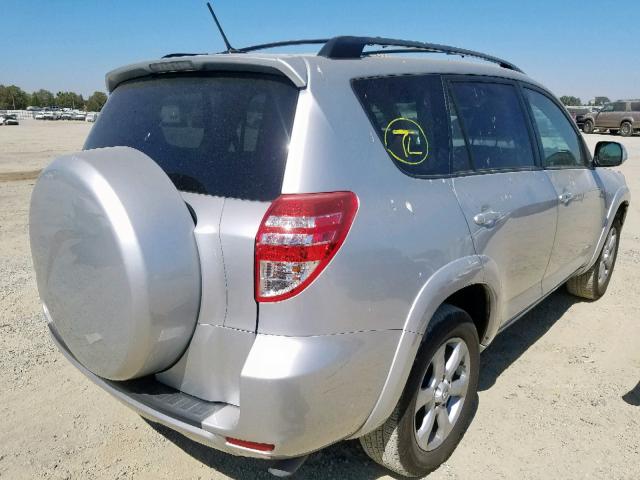 2T3YF4DV6BW083219 - 2011 TOYOTA RAV4 LIMIT SILVER photo 4