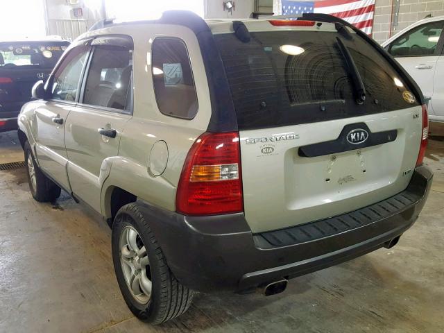 KNDJF723257095100 - 2005 KIA NEW SPORTA TAN photo 3