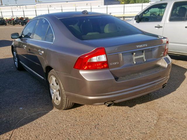 YV1AH992481057422 - 2008 VOLVO S80 T6 TUR BROWN photo 3