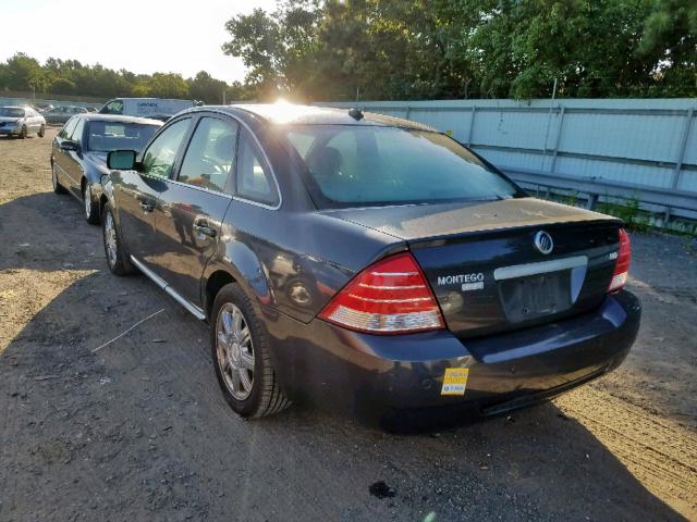 1MEHM43137G609229 - 2007 MERCURY MONTEGO PR GRAY photo 3