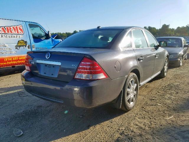 1MEHM43137G609229 - 2007 MERCURY MONTEGO PR GRAY photo 4