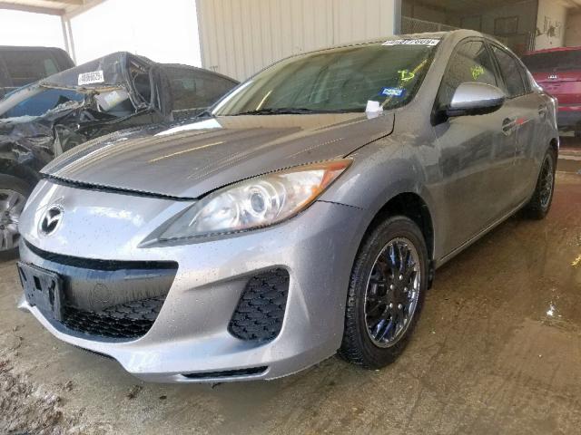 JM1BL1UF3C1549923 - 2012 MAZDA 3 I SILVER photo 2