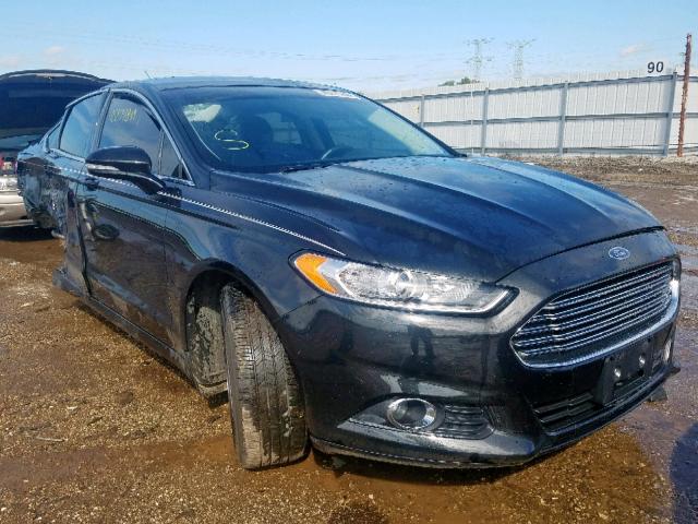 3FA6P0H97DR189430 - 2013 FORD FUSION SE BLACK photo 1