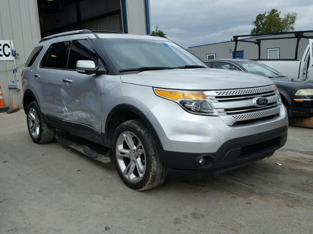 1FM5K8F89EGA64673 - 2014 FORD EXPLORER L SILVER photo 1