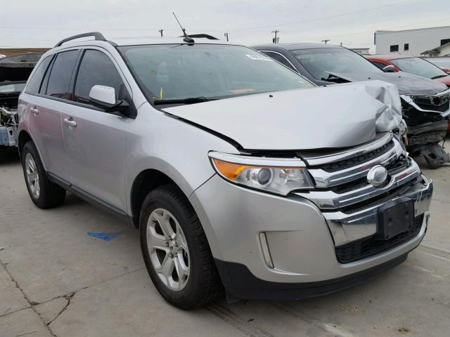 2FMDK3JC6DBE03194 - 2013 FORD EDGE SEL SILVER photo 1