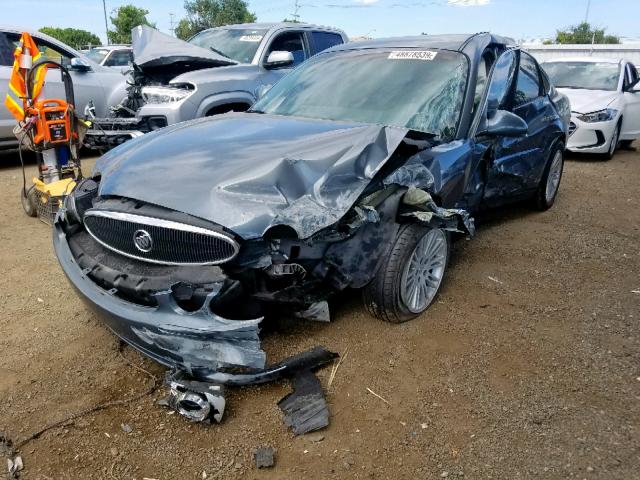 2G4WC582161276054 - 2006 BUICK LACROSSE C BLUE photo 2