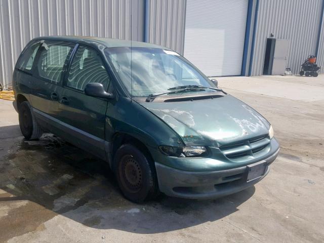 2B4GP45G7XR452371 - 1999 DODGE CARAVAN SE GREEN photo 1