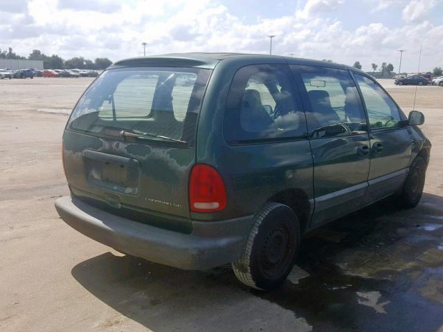 2B4GP45G7XR452371 - 1999 DODGE CARAVAN SE GREEN photo 4