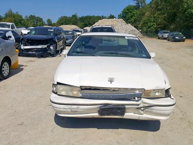 1G1BL53E1NR147038 - 1992 CHEVROLET CAPRICE WHITE photo 9