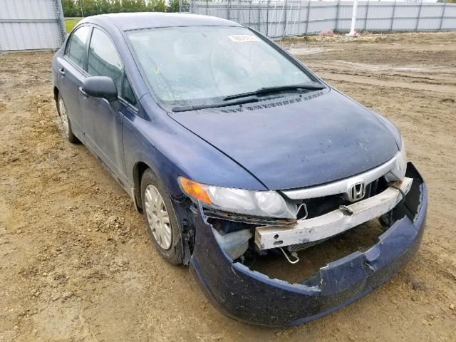 2HGFA15367H042521 - 2007 HONDA CIVIC DX BLUE photo 1