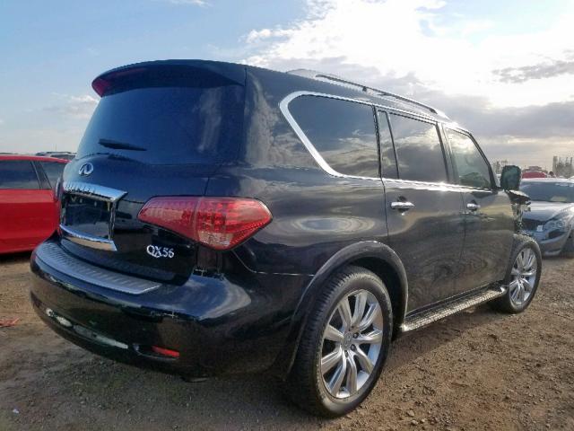 JN8AZ2NF9D9530783 - 2013 INFINITI QX56 BLACK photo 4