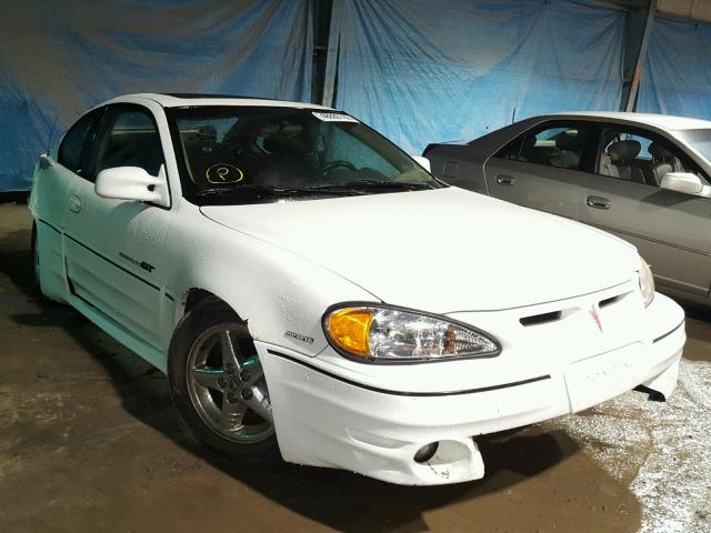 1G2NV12E11M522236 - 2001 PONTIAC GRAND AM G WHITE photo 1