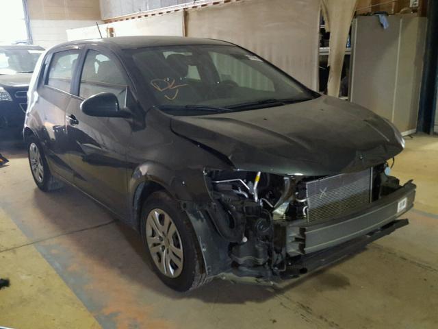 1G1JG6SH3J4104040 - 2018 CHEVROLET SONIC GRAY photo 1