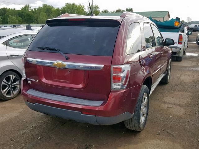 2CNDL63F076034867 - 2007 CHEVROLET EQUINOX LT MAROON photo 4