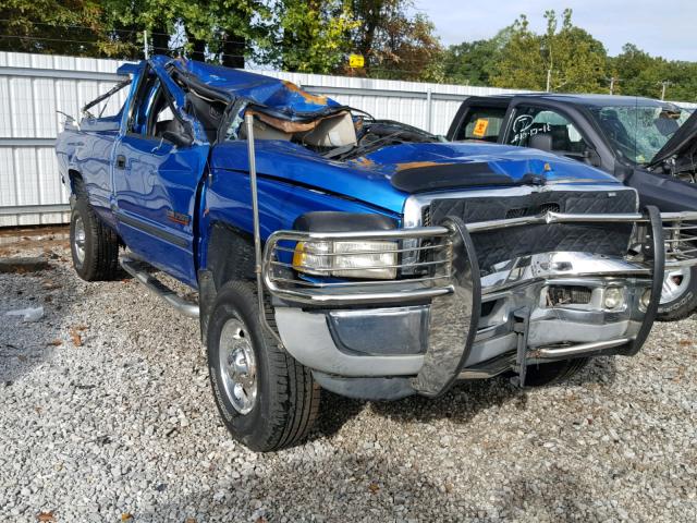 1B7KF2367YJ159168 - 2000 DODGE RAM 2500 BLUE photo 1