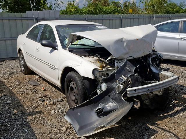 1B3EJ46XX1N683118 - 2001 DODGE STRATUS SE WHITE photo 1