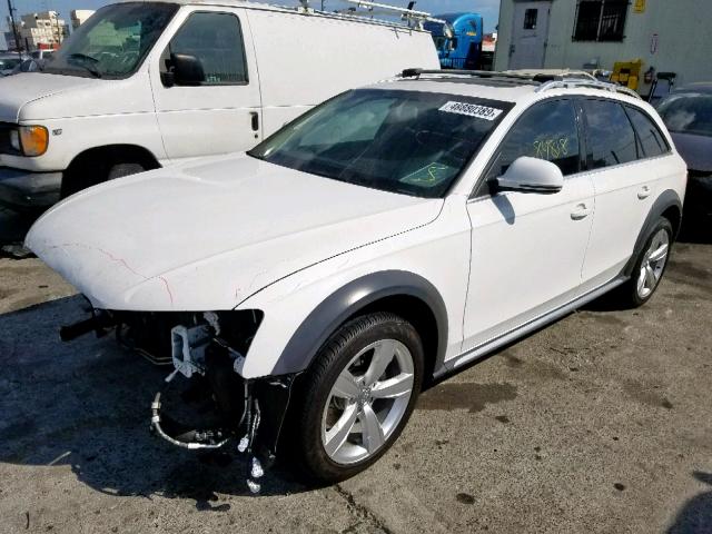 WA19FAFL5DA056815 - 2013 AUDI A4 ALLROAD WHITE photo 2