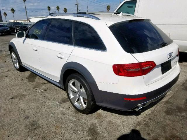 WA19FAFL5DA056815 - 2013 AUDI A4 ALLROAD WHITE photo 3