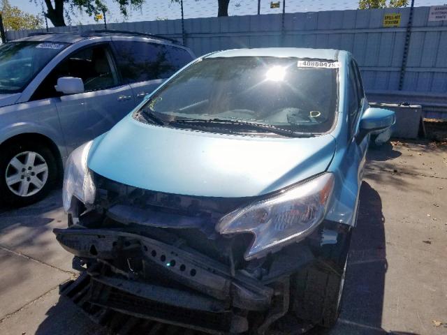 3N1CE2CP3FL374796 - 2015 NISSAN VERSA NOTE BLUE photo 2