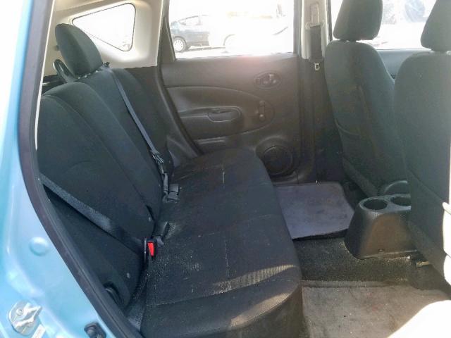 3N1CE2CP3FL374796 - 2015 NISSAN VERSA NOTE BLUE photo 6