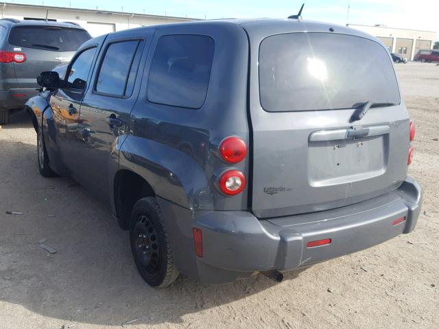 3GNCA13D18S706310 - 2008 CHEVROLET HHR LS GRAY photo 3