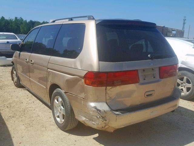 2HKRL1869YH013499 - 2000 HONDA ODYSSEY EX TAN photo 3