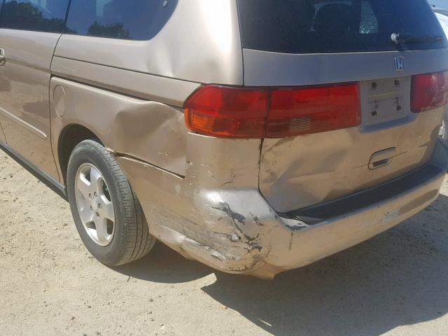 2HKRL1869YH013499 - 2000 HONDA ODYSSEY EX TAN photo 9