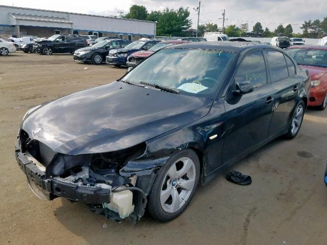 WBANB53567CP08392 - 2007 BMW 550 I BLACK photo 2