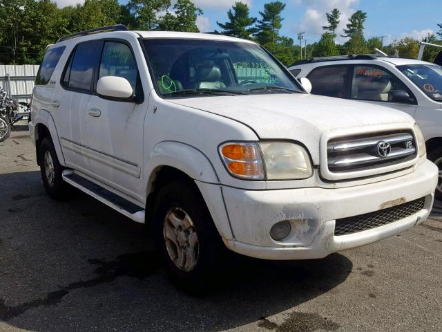 5TDBT48A02S111894 - 2002 TOYOTA SEQUOIA LI WHITE photo 1