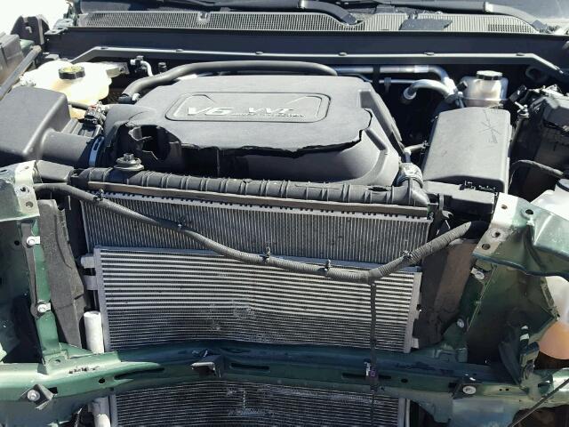 1GCHSCE32G1257389 - 2016 CHEVROLET COLORADO L GREEN photo 7