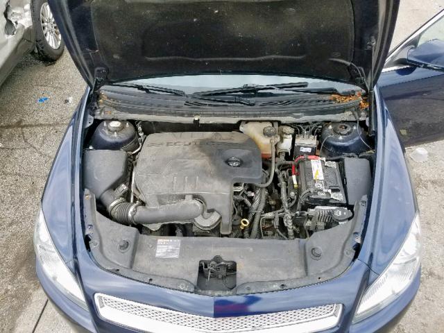 1G1ZE5E12BF215816 - 2011 CHEVROLET MALIBU LTZ ლურჯი ფოტო 7