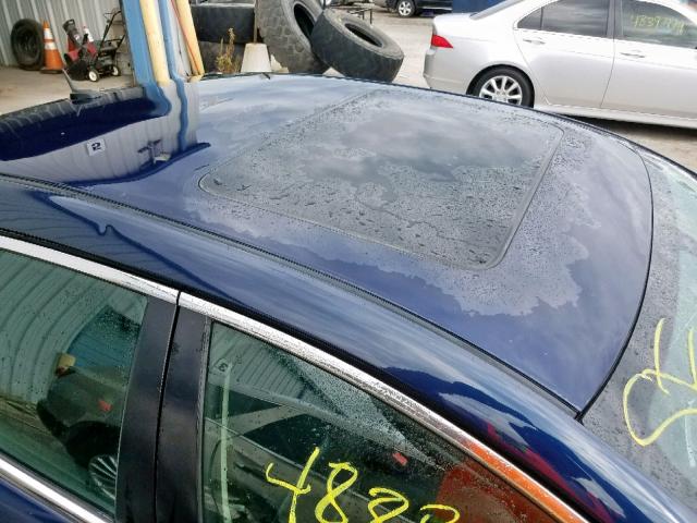 1G1ZE5E12BF215816 - 2011 CHEVROLET MALIBU LTZ ლურჯი ფოტო 9