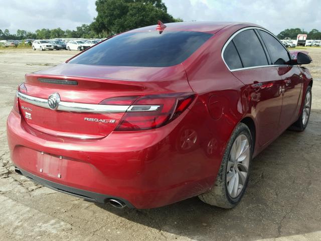 2G4GN5EX4E9237778 - 2014 BUICK REGAL PREM BURGUNDY photo 4