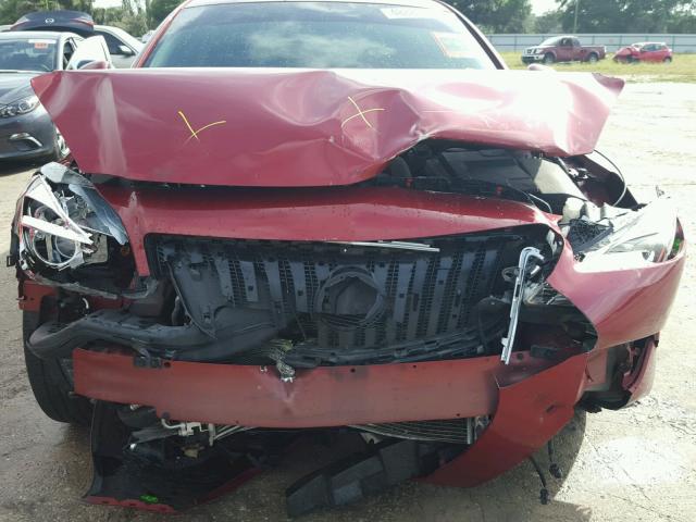 2G4GN5EX4E9237778 - 2014 BUICK REGAL PREM BURGUNDY photo 9