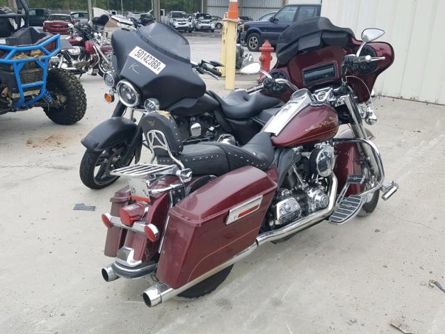 1HD1FB4148Y690302 - 2008 HARLEY-DAVIDSON FLHR MAROON photo 4