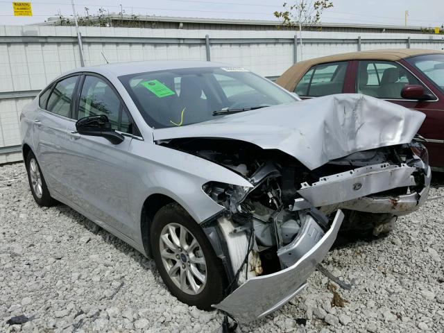 3FA6P0G73HR328443 - 2017 FORD FUSION S SILVER photo 1