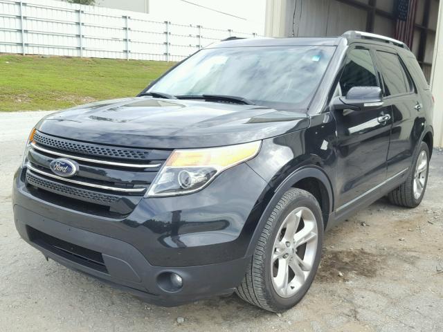 1FM5K8F83EGA73577 - 2014 FORD EXPLORER L BLACK photo 2