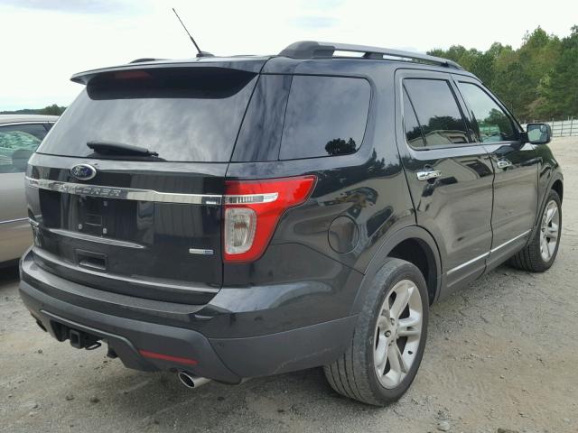 1FM5K8F83EGA73577 - 2014 FORD EXPLORER L BLACK photo 4